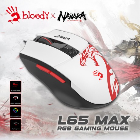 Bloody Mouse Gaming L65 Max RGB Naraka Edition