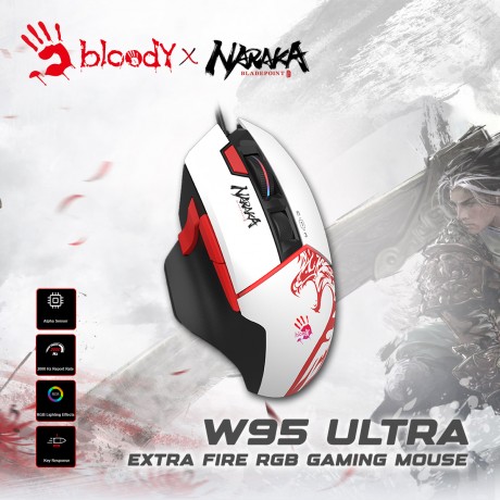 Bloody Mouse Gaming W95 Ultra Extra Fire Naraka Edition