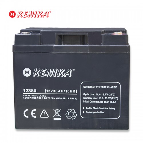 Kenika Battery Sealed Lead Acid 12V 38Ah