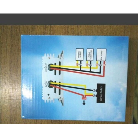 CONVERTER DC TO DC KENIKA 24V TO 12V, 30A (ZK-D004)