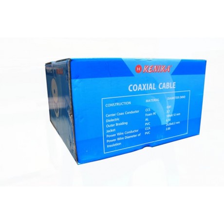  RG-59+2POWER KENIKA COAXIAL CABLE 0.81mm (100M) 