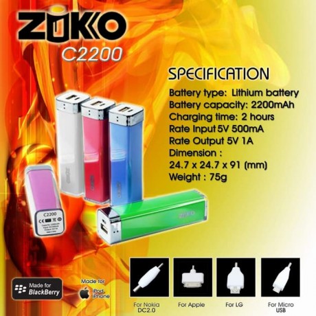 POWERBANK ZIKKO C2200 