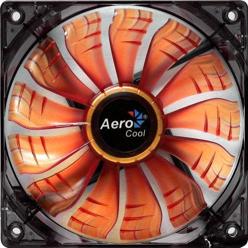 Cooling Fan Aerocool 12CM Air Force Orange Fan