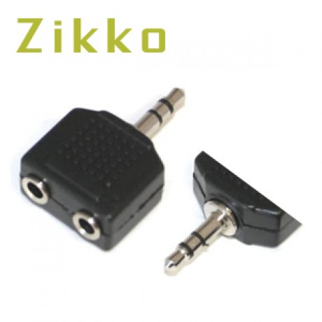 Zikko Gadget Accessories DC 3.5 Male / 3.5 Female 2H Adapter ZK-B049