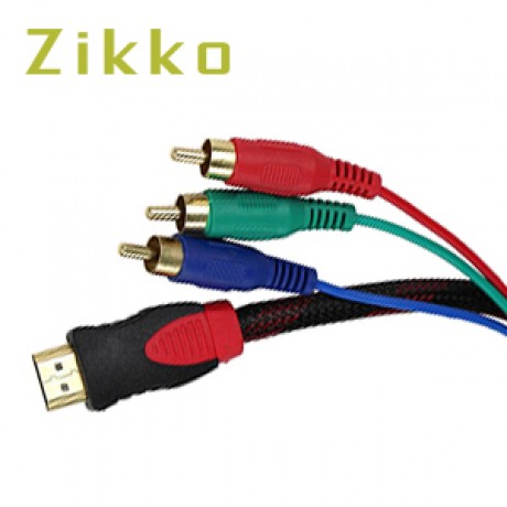 ZIKKO HDMI-3 RCA 1.5M High Speed Cable ZK-B227 
