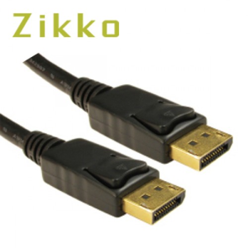 ZIKKO KABEL DP-DP Latch Gold ZK-B242 