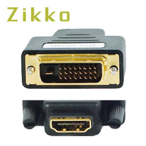ZIKKO HDMI F to DVI 24-1 M Adapter ZK-B244