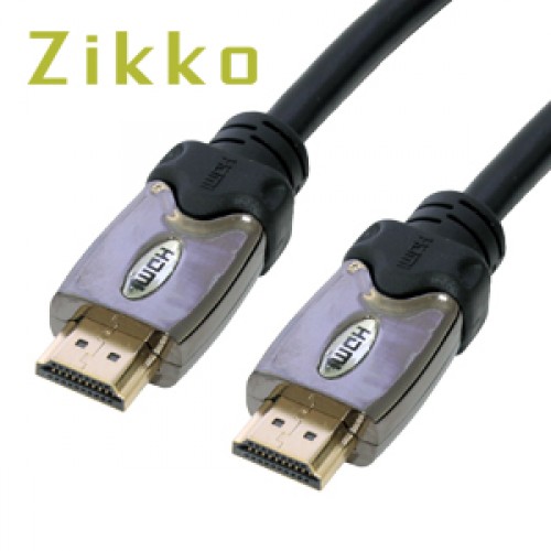 ZIKKO KABEL HDMI  Metal Shell - PVC without Nylon Net 2M ZK-B259