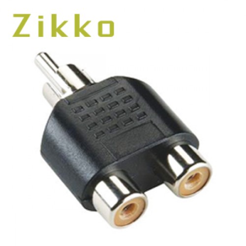 ZIKKO Connector RCA (1 in 2 out) ZK-B272