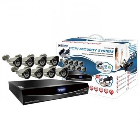DVR K-GUARD EL-1622-2CKT005 DVR KIT AHD 16-CH 8-Camera