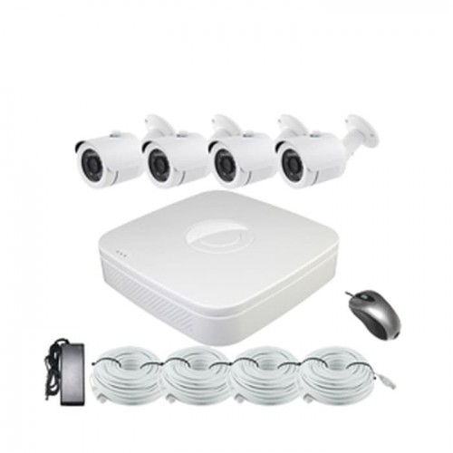 NVR SILICON NVR PA-9104RH20 NVR KIT 4-CH 2.0 Mega Pixel