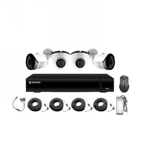 DVR KIT SILICON RS-950304-50DE DVR AHD  5.0 MP 4-CH