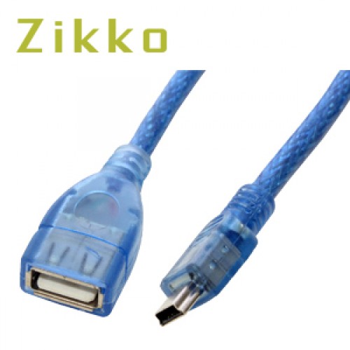 Cable ZIKKO ZK-B003 Cable USB AF To USB MINI 