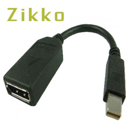 Cable ZIKKO ZK-B036 Cable Mini DP Male to DP Female 17CM