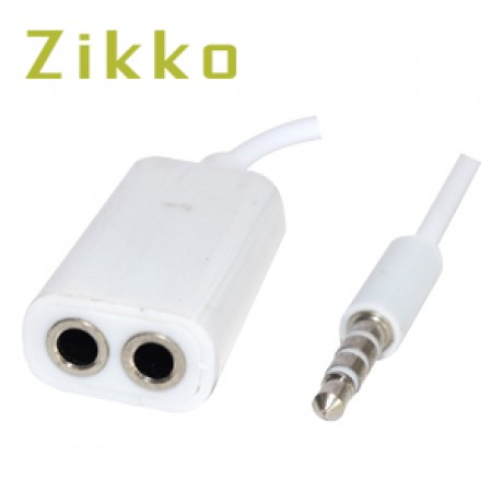Cable ZIKKO ZK-B050 Cable  DC 3.5 Male To  DC 3.5 Dual Female 