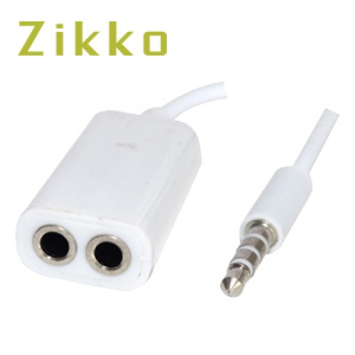 Cable ZIKKO ZK-B050 Cable  DC 3.5 Male To  DC 3.5 Dual Female 