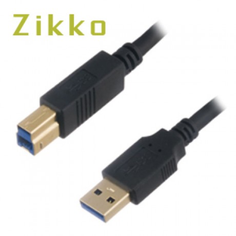 Cable ZIKKO ZK-B096 Cable USB 3.0 AM To  USB 3.0 BM for Printer with USB 3.0
