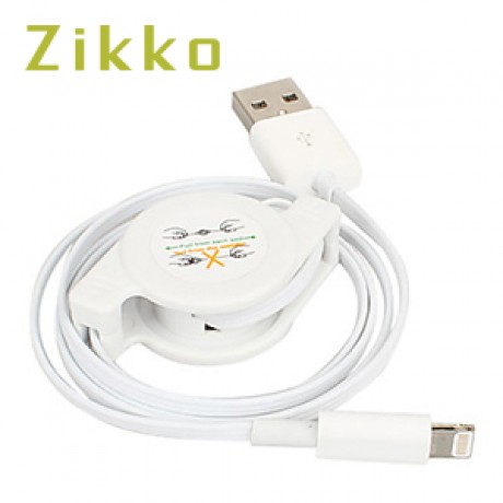 Cable ZIKKO ZK-B135 Cable iPhone 5 Retractable 