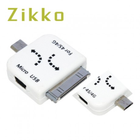 Adapter ZIKKO ZK-B151 Adapter Mini USB/iPad/Micro USB 4 in 1